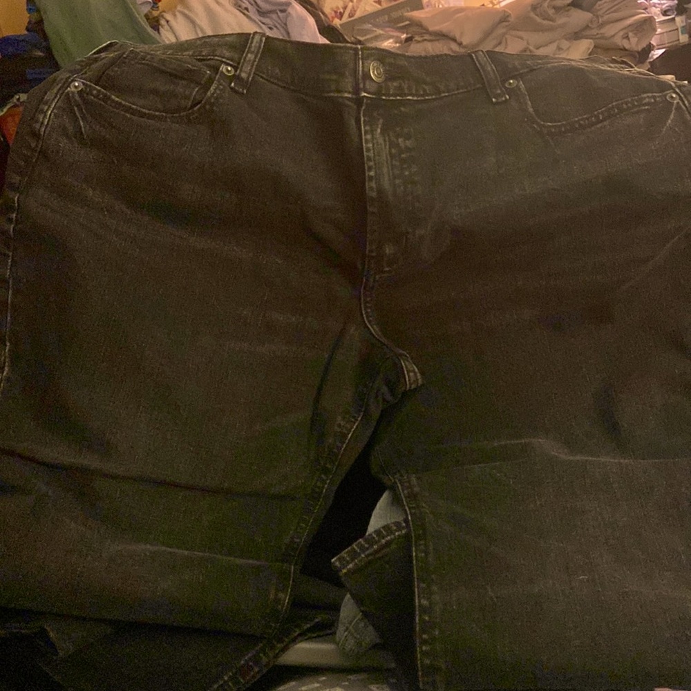 NWT Old Navy Mid-Rise Boyfriend black Jeans 16 Petite